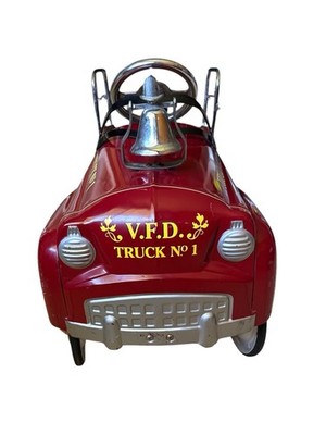 car parts american retro fire truck pedal car
