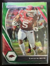 2021 Panini Prizm Draft Picks Football Green Wave Prizm #152 Rakeem Boyd (RC)