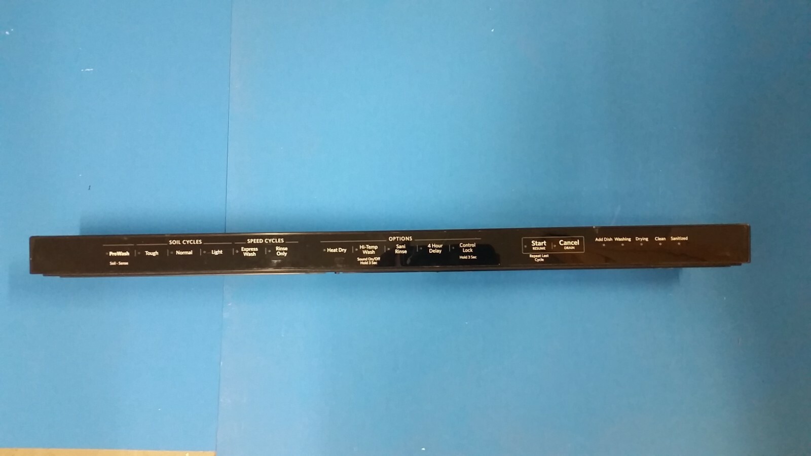 W10537410 KitchenAid Dishwasher Control User Interface; F2220 TN eBay