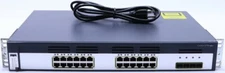CISCO WS-C3750G-24TS-E V08 GIGABIT NETWORK SWITCH