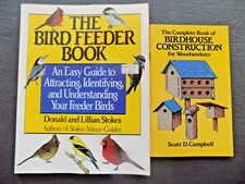 LOT # 75 - TWO BOOKS ON BUILDING BIRD HOUSES AND FEEDERS  , NEW
