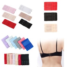 4Pcs Adjustable Bra Extender 2/3/4 Hooks with Elastic Underwear Strap Extension  