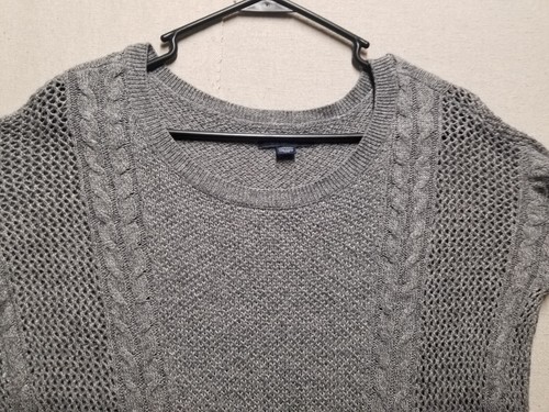 Suéter para mujer American Eagle tejido gris XS abierto ombre - Imagen 2 de 21