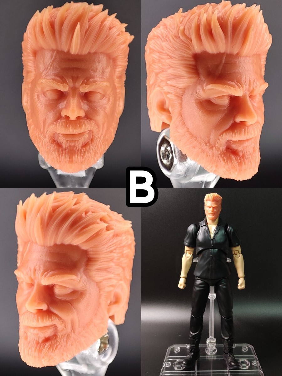 1/12 Unpainted Billy Butcher Karl Urban Head Carved Fit 6'' Mafex