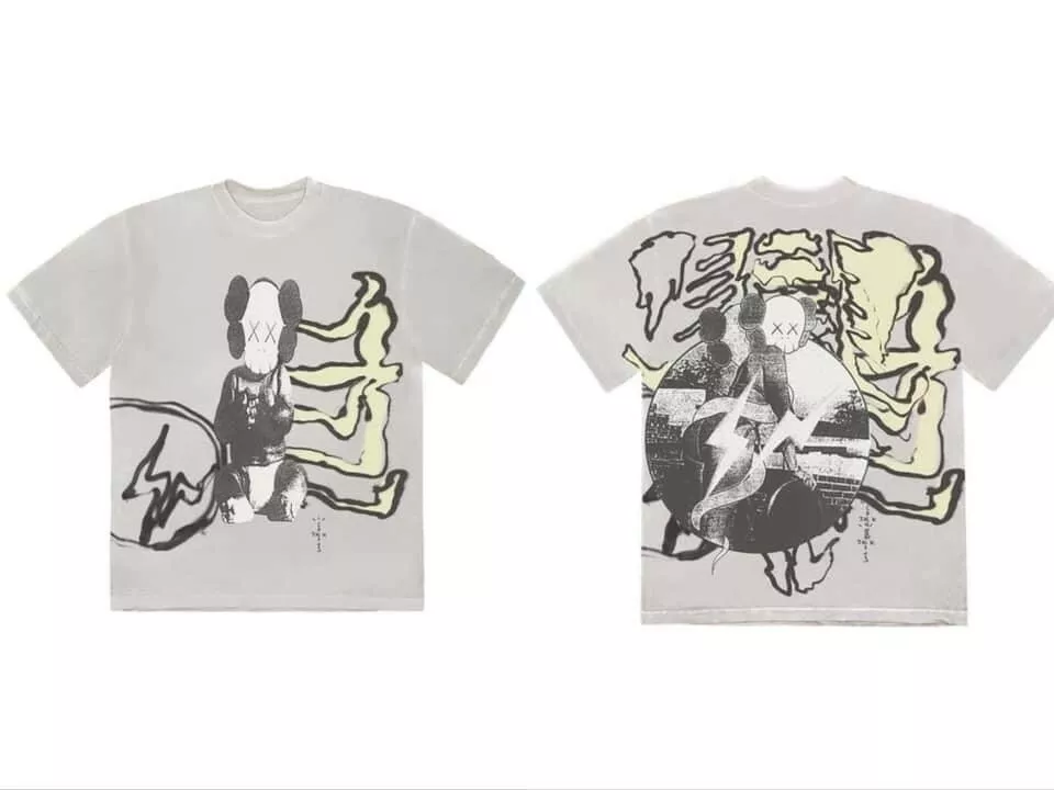 最安値新品 CACTUS - CACTUS JACK + KAWS FOR FRAGMENT TEE Mの通販 by ...