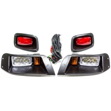 LED Headlight & Tail Light Kit for EZGO TXT 1996-2013 Off Road Golf Carts