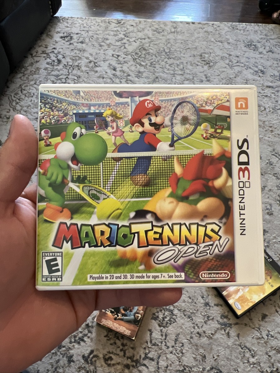 Mario Tennis Open Nintendo 3DS Complete CIB w/Manual and Inserts
