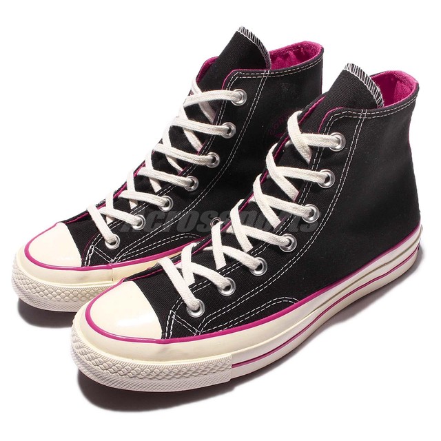converse all star black and pink