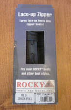 Vintage ROCKY SHOES AD BOOTS, INC Lace Up Zipper Kit 7001 Fireman 7"