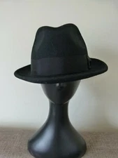 Capas Headwear N.Y. Women’s Hat Ribbed Bow Pinched Front Black Size M