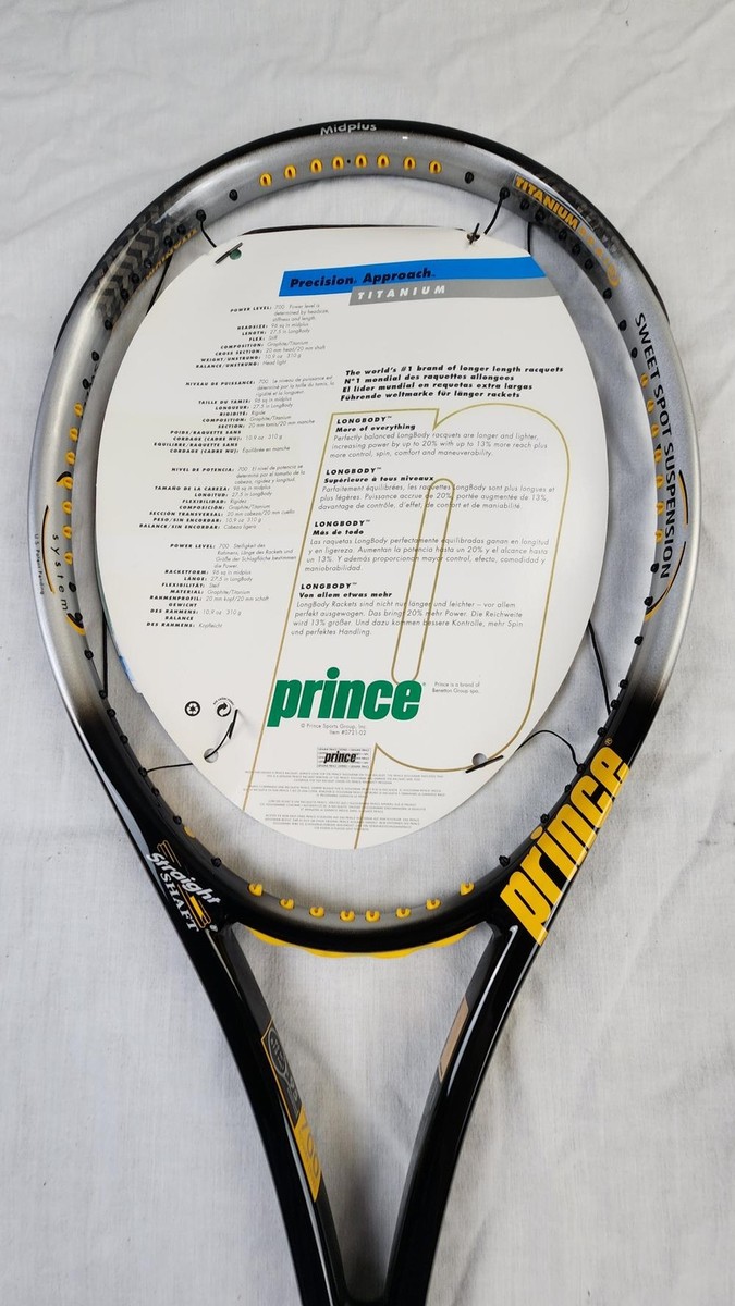 Raquette de tennis Prince Tour 100 - blanc/noir - 112/114 mm