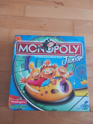 Monopoly Junior Brettspiel (Ausgabe 2001) (gebraucht) (vollständig) SIEHE BESCHREIBUNG