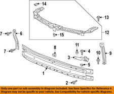 GM OEM 19-22 Blazer Bumper Components-Center Support 84246531