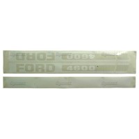 Ford Tractor 4600 Hood Decal Kit Ford Tractor 4600 Hood Decal Kit