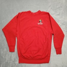 VTG Captain Morgan Sweatshirt Mens XL Made in USA Gold Medallion Reverse Weave