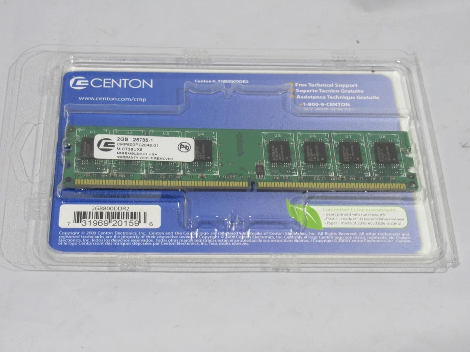 new - Centon CMP800PC2048.01 2GB DDR2 Memory Module - Image 2 of 3