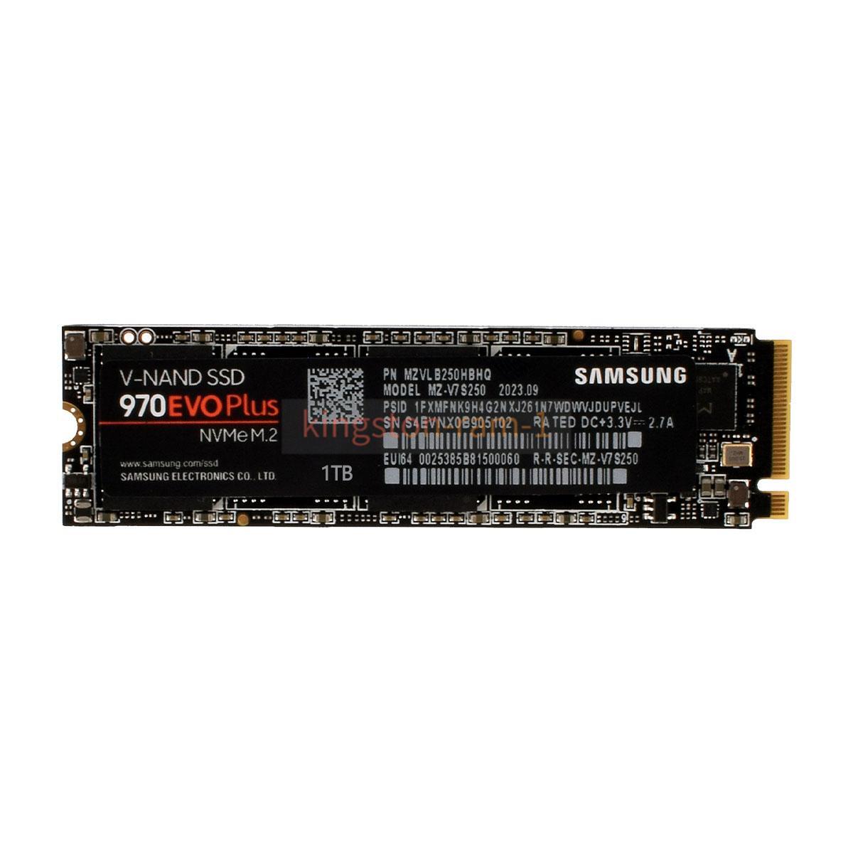 Samsung 970 EVO Plus 1TB M2 NVMe Internal SSD | 3500MB/s | Black