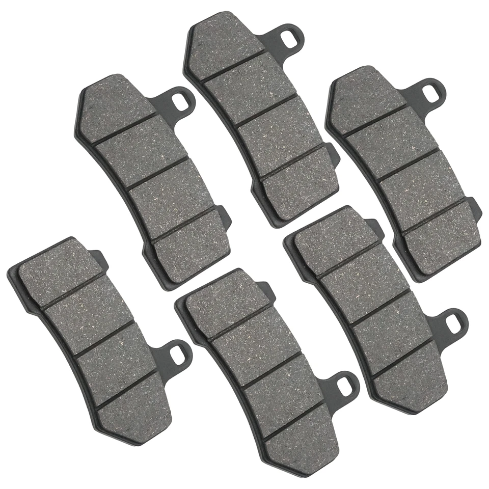 Pastilhas de freio dianteiras e traseiras para Harley Davidson FLHR Road King FLTR FLHT Glide 08-23 - Imagem 3 de 4