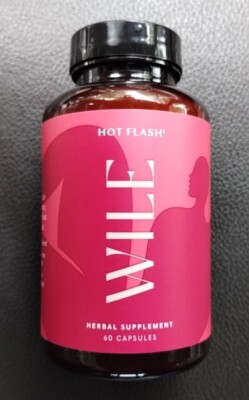 WILE brand Hot Flash Herbal Supplement 60 Capsules  -  NEW / SEALED