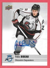 2019-20 Felix Bibeau Upper Deck CHL Rookie Auto - New York Islanders