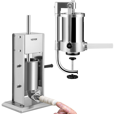 VEVOR Wurstfüller Wurstmaschine Wurstfüllmaschine 1,5-7L Manuelle Wurstspritze