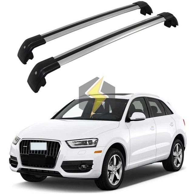 US Stock Pair Cross Bar for AUDI Q3 20152018 Heavy Duty Roof Cargo Box