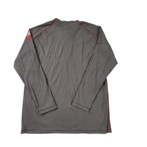 Portwest FR T-Shirt Men's Size XL Bizflame Gray FR01 Long Sleeve Safety Workwear - Picture 10 of 10