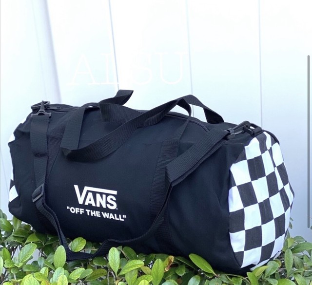 VANS Duffel Bag Member Only Black White 