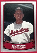 Gil Hodges 1988 Pacific Baseball Legends #87 Senators NM or Better