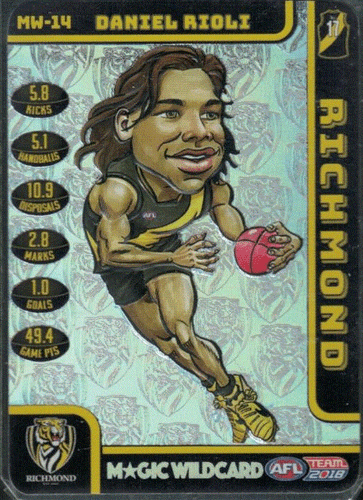 2018 AFL TEAMCOACH TROPHY STAR & MAGIC WILDCARD; Individual Card Sale. - Bild 3 von 4