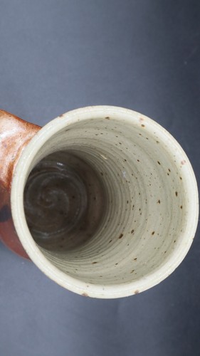 R DALMAN HANDMADE POTTERY COFFEE MUG~Contemporary~Salt Glaze~Marked - Picture 3 of 5