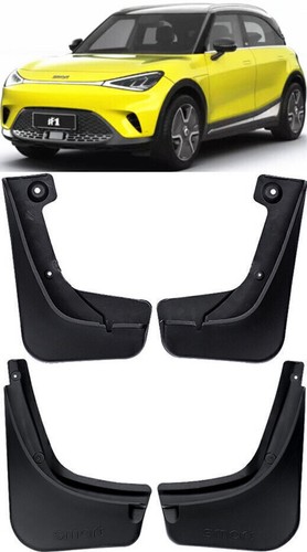 Genuine New Front & Rear Molded Splash Guards Mud Flaps For 2022-2024 Smart #1