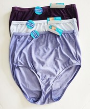 3 Vanity Fair Illumination Brief Panty Multi 13109 Sz 6/M - NWT