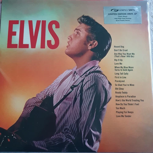 ELVIS PRESLEY-"ELVIS" LP. "SIMPLY VINYL" LTD ED 180GM VIRGIN VINYL. 2000 NOT FTD