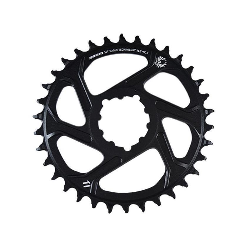 Plateau direct mount 34 dents anti-déraillement X-Sync pour VTT 12 vitesses