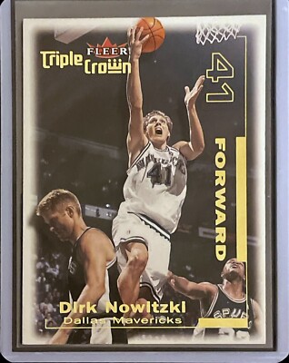 Dirk Nowitzki - 2000-01 Fleer Triple Crown Basketball #130