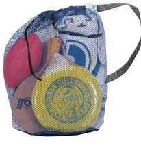 BEACH BAG SAC With Shoulder Strap Mesh Swimming Training Waterproof Carry All