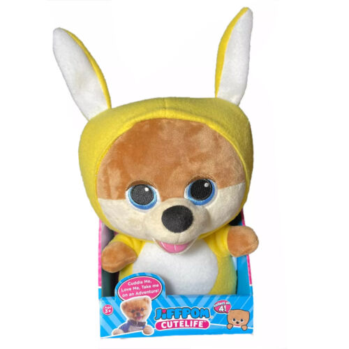 NEW JiffPom CuteLife Collectable Plush Toy Yellow Snuggly Bunny Factory Sealed - Picture 1 of 5