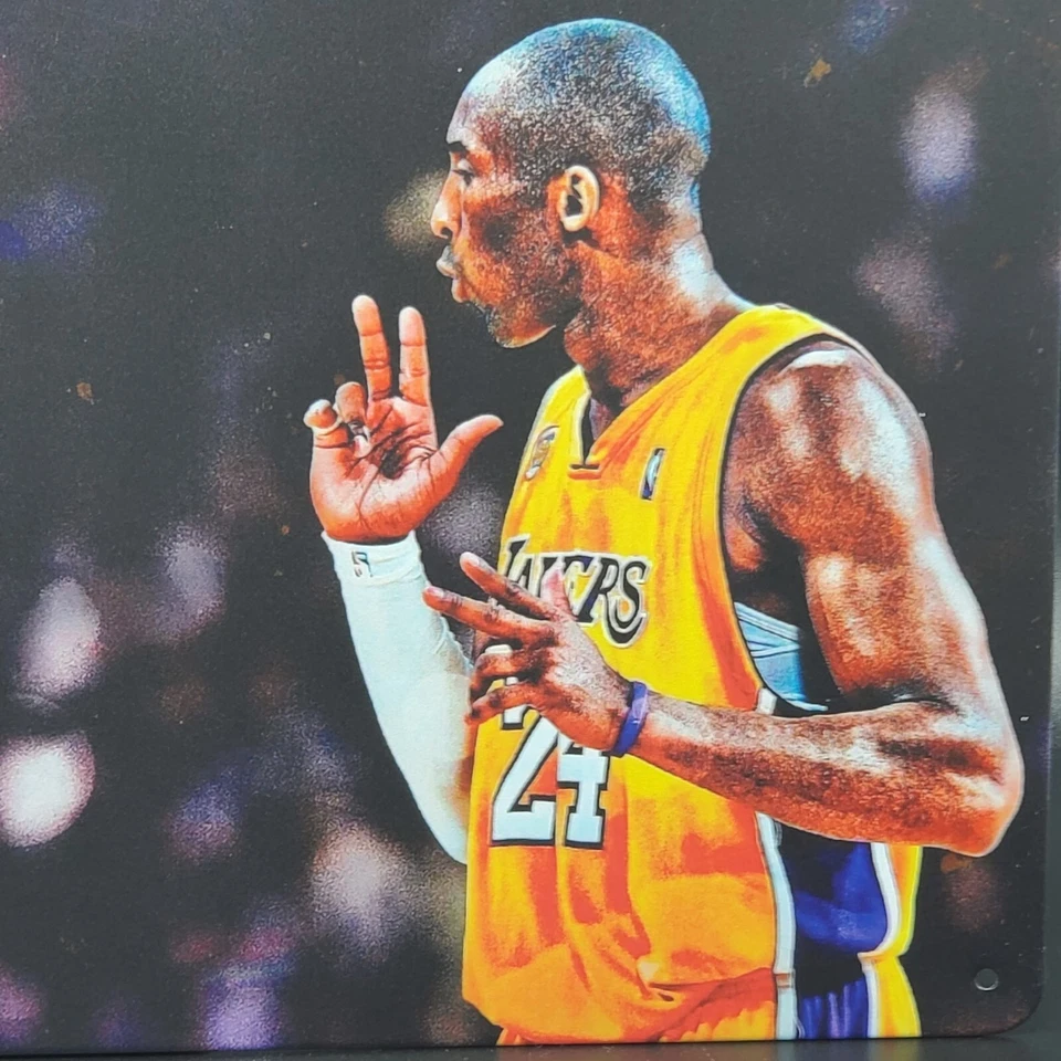 Металлическая вывеска Kobe Bryant знак «BRYANT'S 10 RULES» 12 дюймов x 8 дюймов BT2 - Изображение 2 из 4
