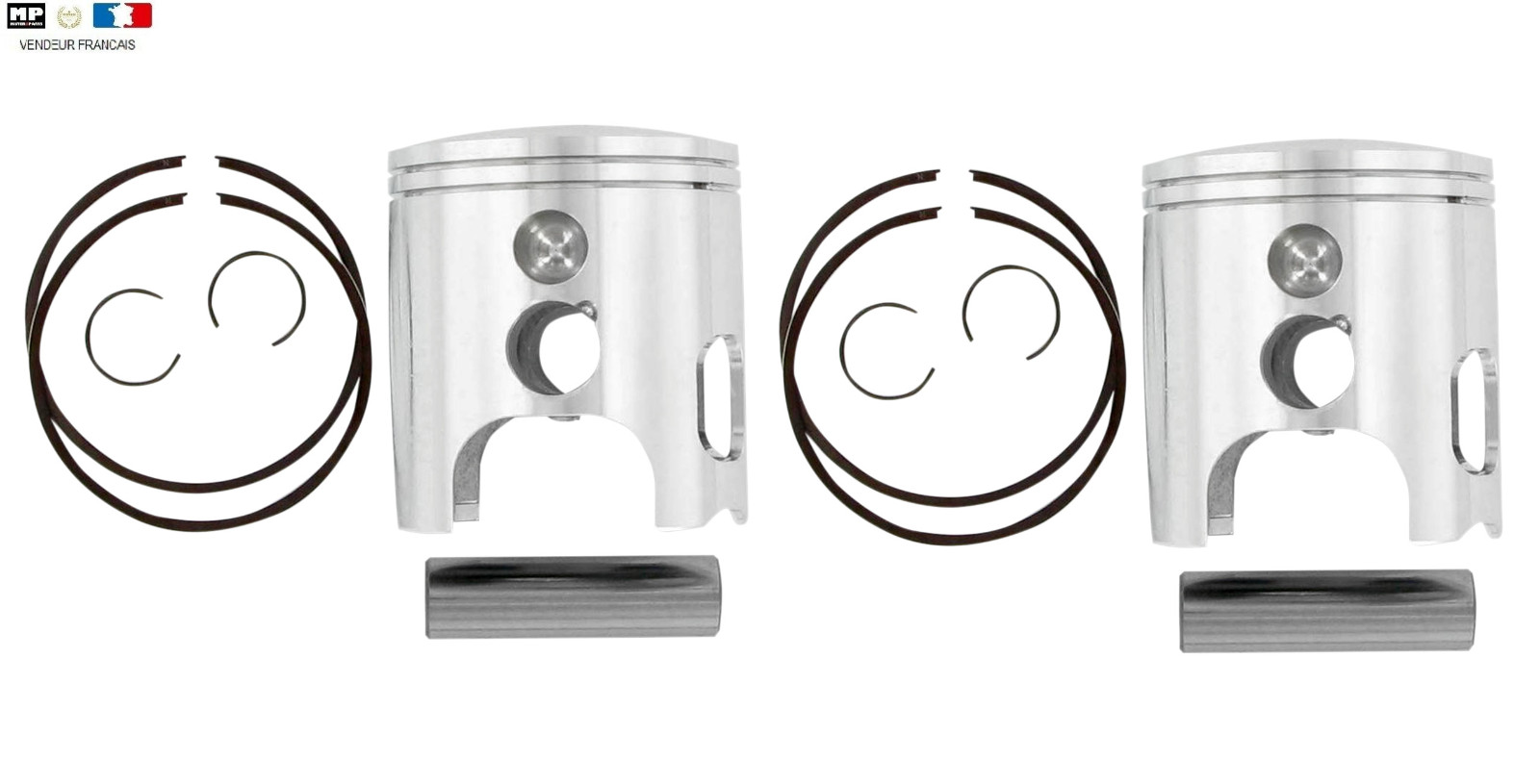 Piston Forgé YAMAHA 350 BANSHEE Kit Premium Haute Performance en Diamètre 65.25 mm