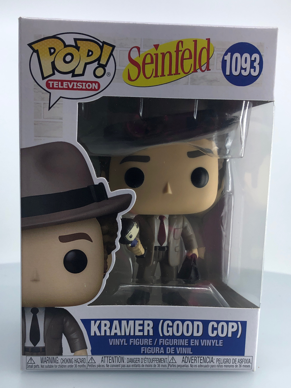 Funko Pop! Television Seinfeld Kramer As Good Cop #1093 Vinyl Figure Damaged Box