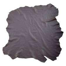 Dark Brown Genuine Leather Hides Lambskin Material Crafting Supply DIY Fabric