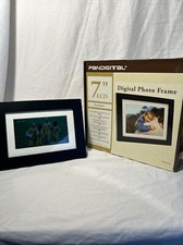 Pandigital 7 inch Digital Photo Frame Exclusive Jackson Frame clock  calendar