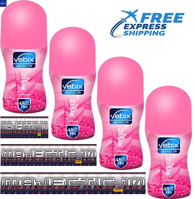 Vebix Roll-on Mystic Female, 4 X 50 ML