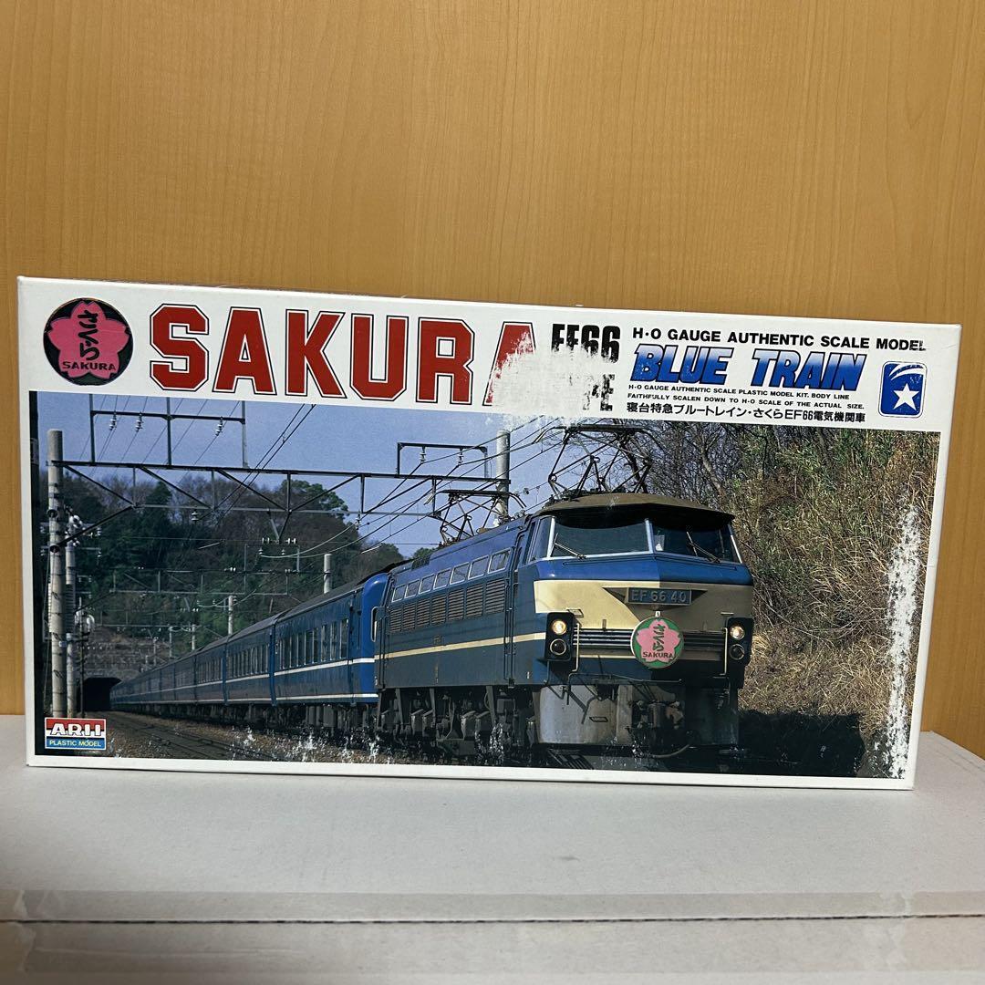 Arii H O Scale Ef66 Electric Locomotive Blue Train Sakura | eBay