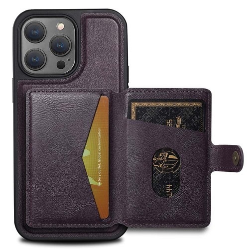 For iPhone 15 Pro Max Plus 14 13 12 Magnetic Phone Case Detachable Card Wallet - Picture 42 of 52