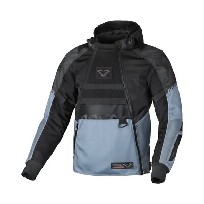 Macna Rebelite Jacket Schwarz Grau Gr. S Touring Sommerjacke Motorradjacke