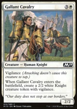 MTG Magic the Gathering Gallant Cavalry (12/333) Core Set 2019 LP