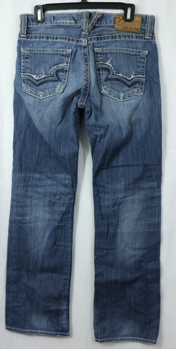 Jeans BIG STAR Taille 40 Coupe Droite Homme - Occasion En Très Bon état, Bleu Classique