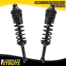 97-99 Acura CL Rear Quick Complete Struts / Shocks & Coil Spring + Mounts x2
